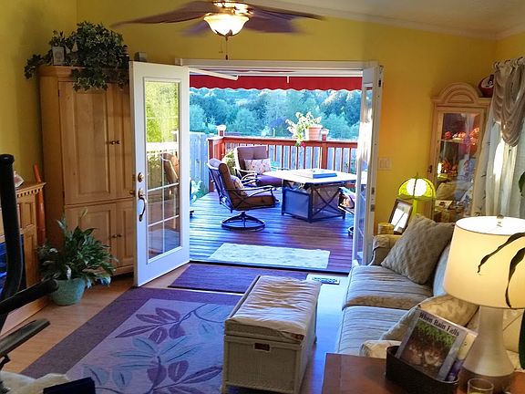 French doors to deck