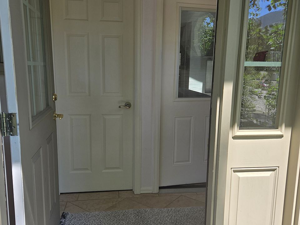 Private entrance on left