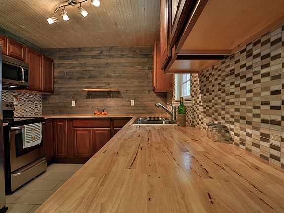 Butcher block countertops!