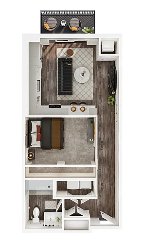 Floor plan A1a