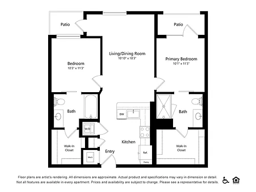 Floor plan 2x2A