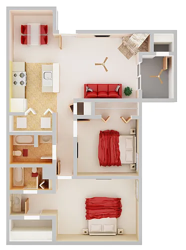 Floor plan Autumn Cherry
