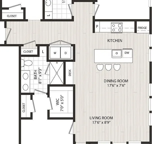 2 Bedroom, 2 Bath 2 Bedroom, 2 Bath