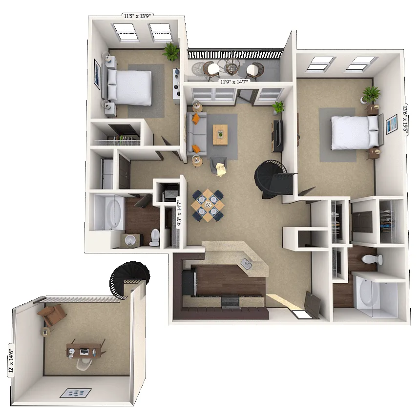 Floor plan 22GL
