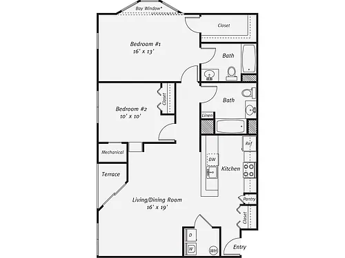 Floor plan B6