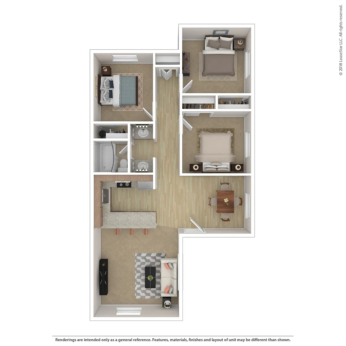 Floor plan 3 Bedroom