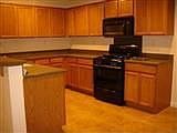 Kitchen with Corian counter