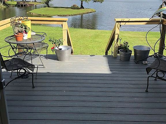 From Screen porch over deck