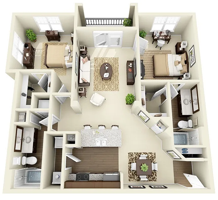 Floor plan Norfolk