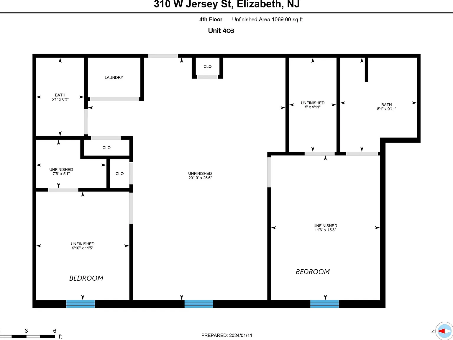 2 bed, 1036 sqft, $2,600 — Photo 3