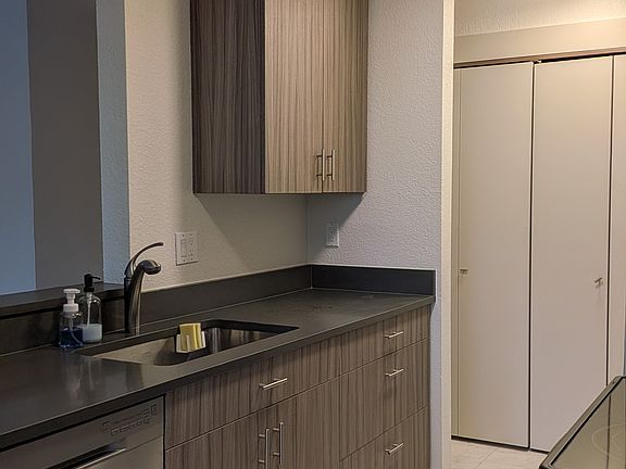Deep sink, quiet dishwasher, new washer and dryer.