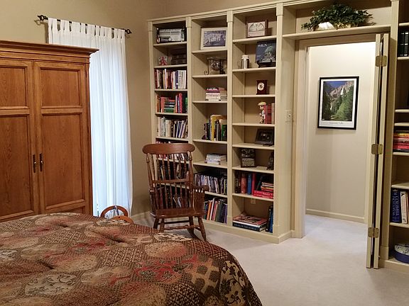 Master Bedroom with Bookcase