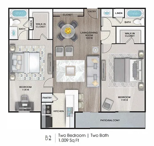 Floor plan B2