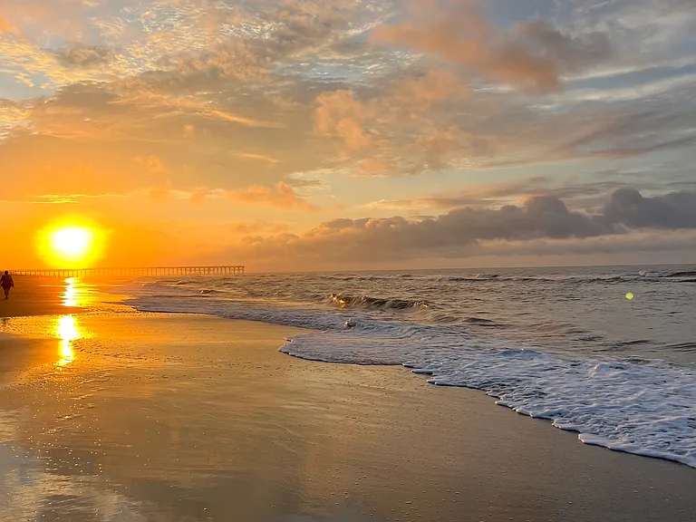 Sunrise on the beach