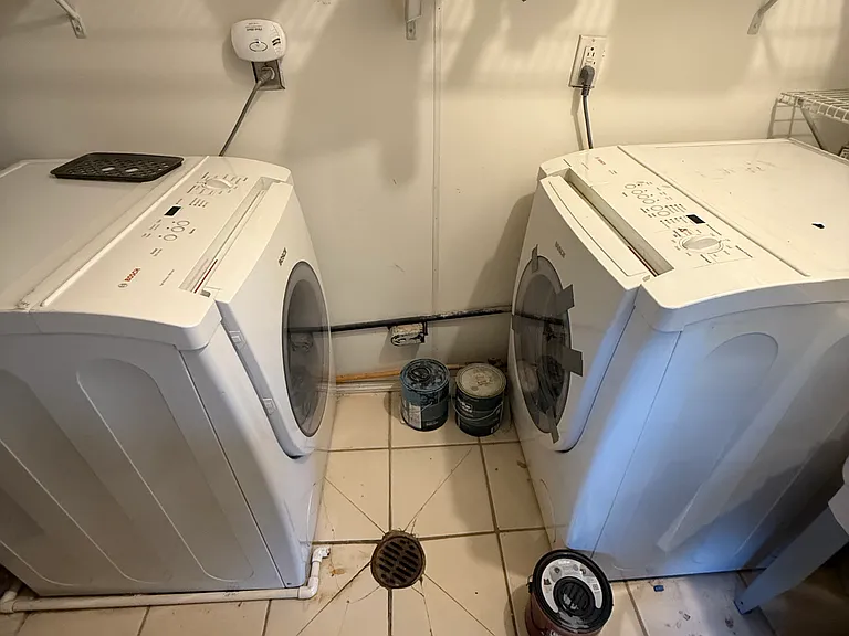 Washer and dryer