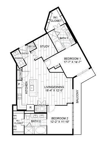 Floor plan 2S