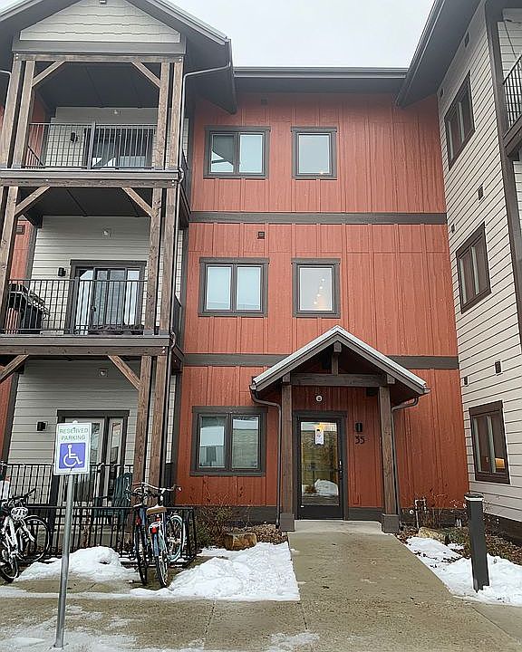 North parking lot entrance 