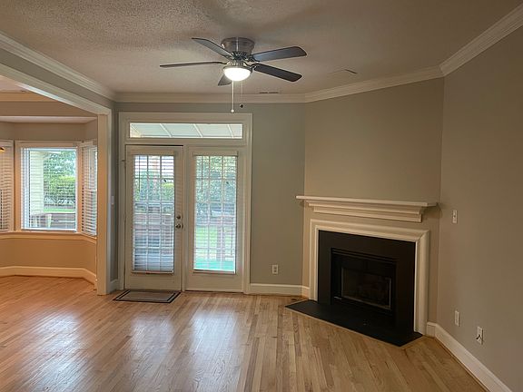 Living room with gas fireplace