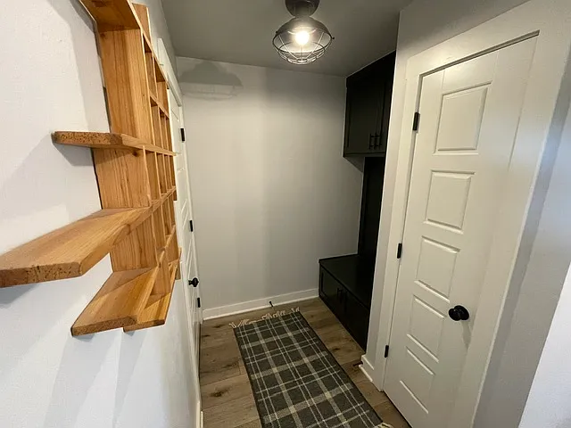 Mudroom and storage closet