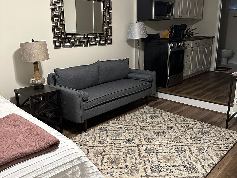 Brand new rug and mirror for the apartment