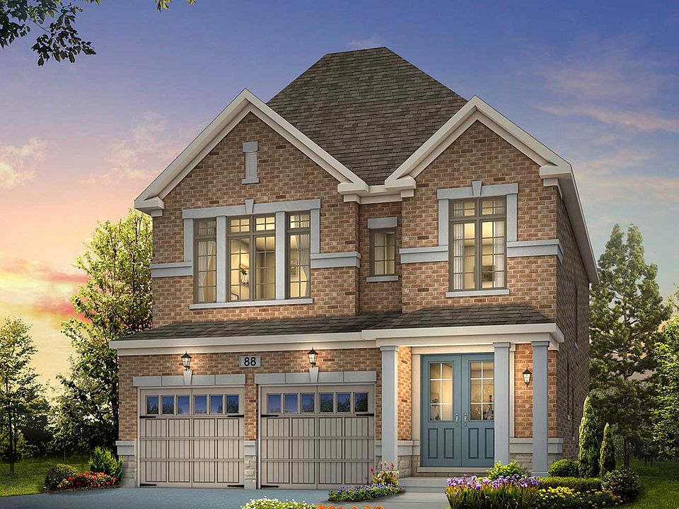 Exterior of Crystal Style B at Woodhaven in Aurora, Ontario.