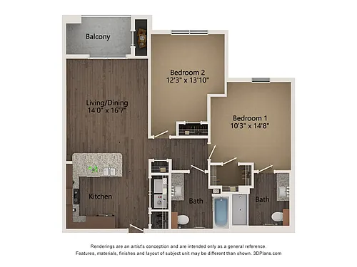 Floor plan B2