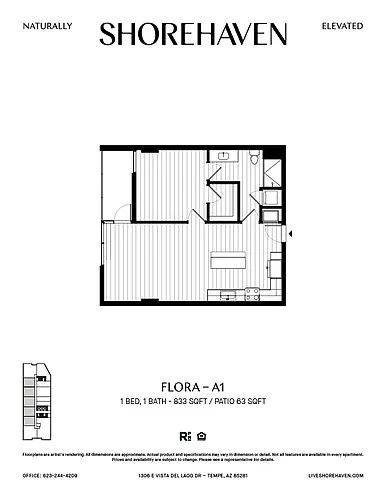 Floor plan Flora - A1