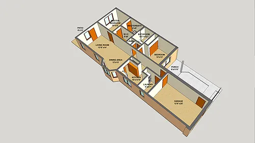 Floor plan Pine Grove Standard