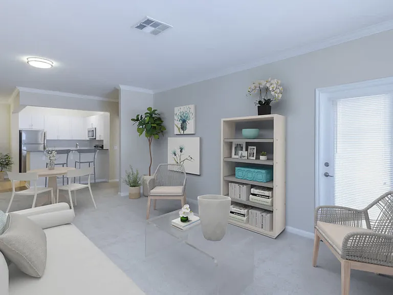 Carpeted Living Room