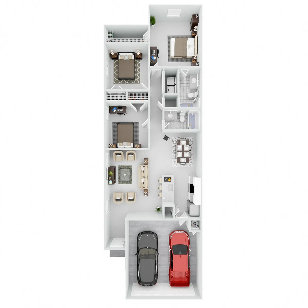 Floor plan Chisholm Pointe - 3 Bed 2 Bath with Double Garage
