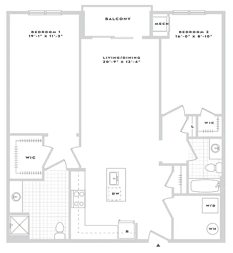 Floor plan B2-B09