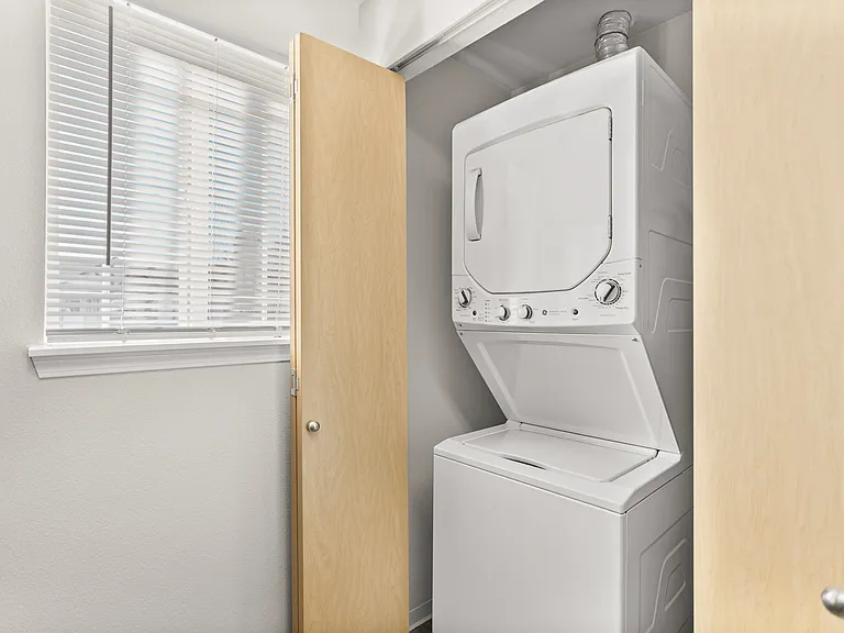 Convenient in-home washer and dryer included. Convenient in-home washer and dryer included.