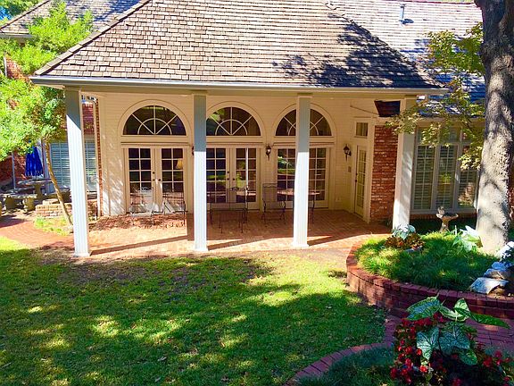Covered back porch