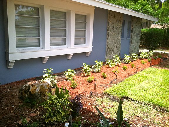 New landscaping