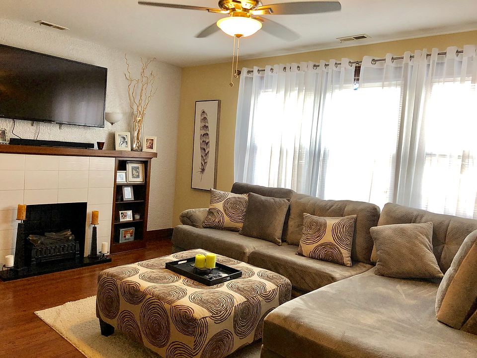newly finished fireplace