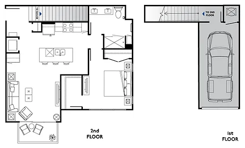 Floor plan DTH2 (twnhome)