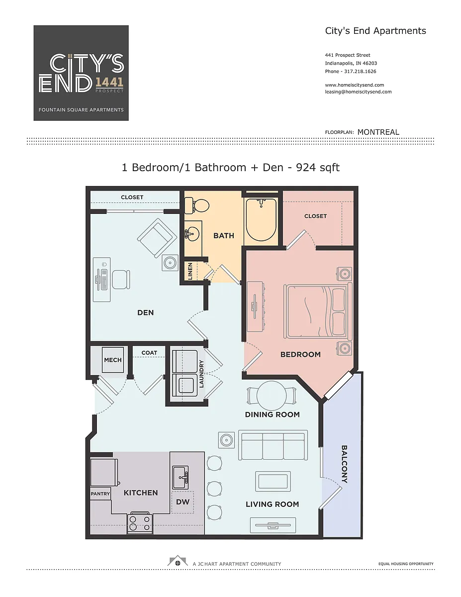 Floor plan Montreal 2.1
