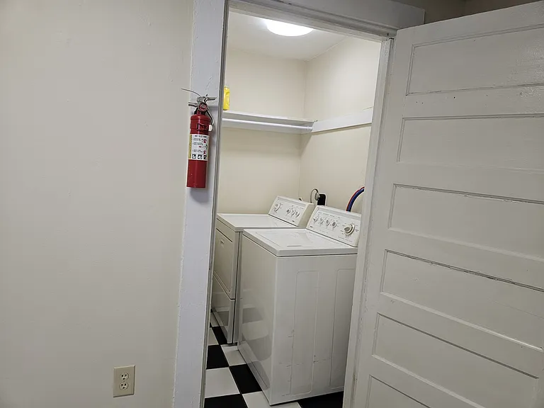 Laundry showing Washer & Dryer.