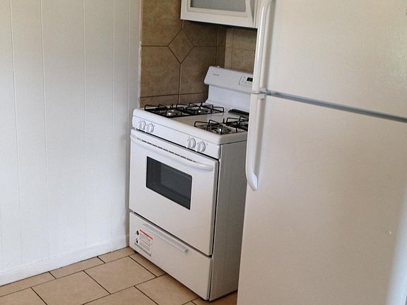 Kitchen with microwave
