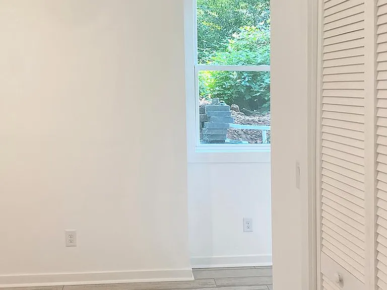 Bedroom window.