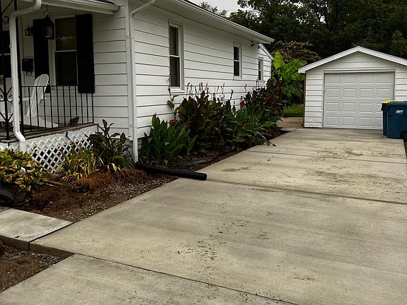 Parking is available in the single car garage with remote access and on the newly poured driveway.
