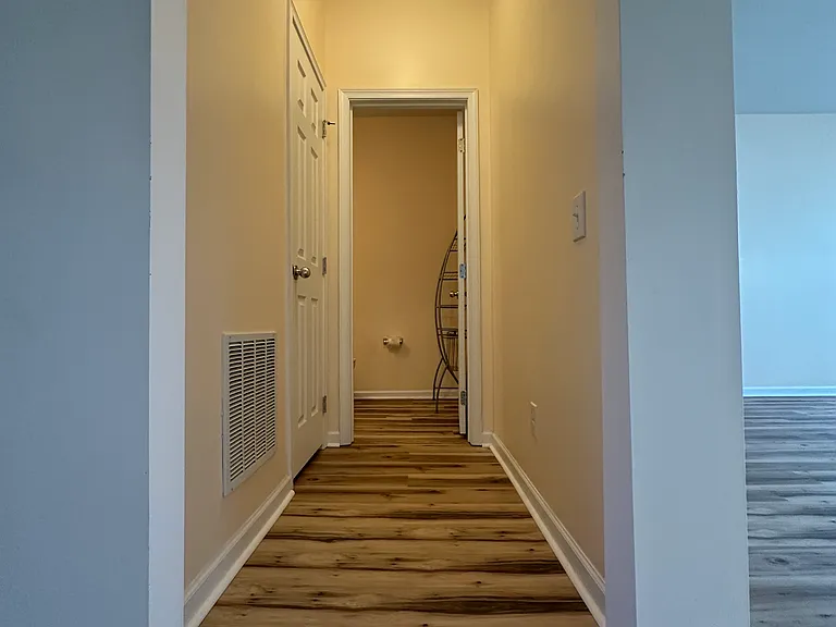 Powder room entry way