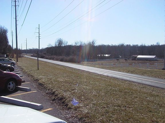 BIKE PATH VIEW W/CLYDESDALE BARN AT REAR