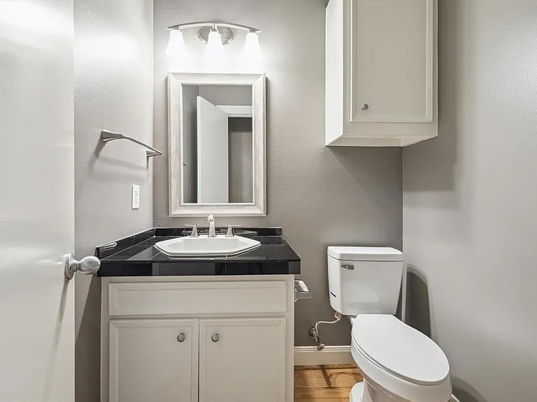 First floor half bath