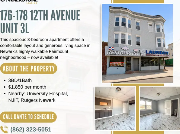 176-178 12th Ave, 176-178 12th Ave APT 3L, Newark, NJ 07107