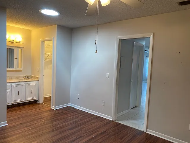 Bedroom has been fully renovated to include tile flooring. Not currently pictured.