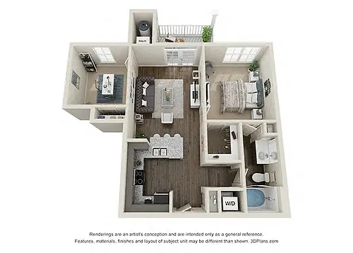 Floor plan Sunset Route
