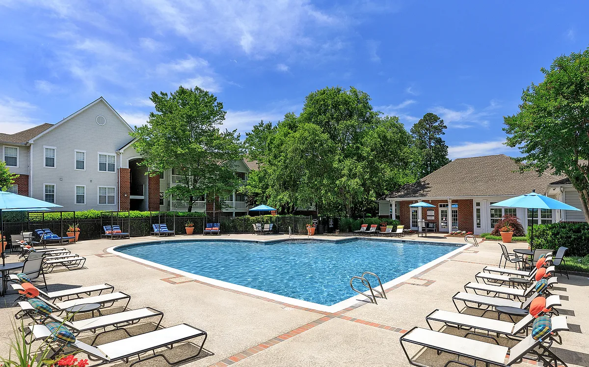 Resort-style Swimming Pool with Sundeck - Addison at Swift Creek