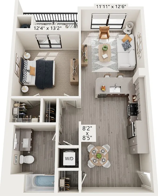 Floor plan A1G