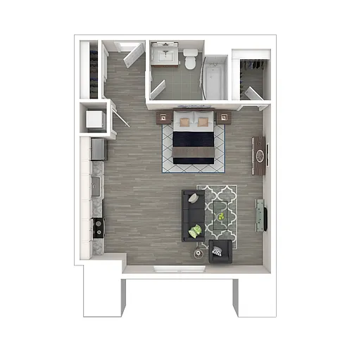 Floor plan Studio CD